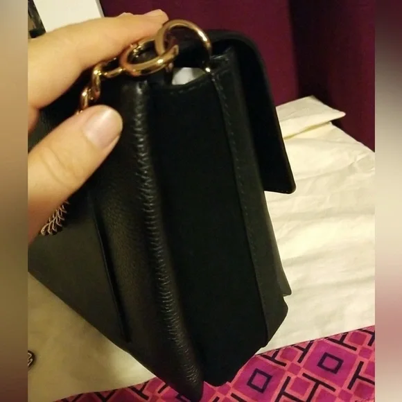 Tory Burch Authentic Kira Mixed Materials Embellished Unique Bag Limited Edition